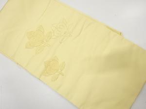 未使用品　橘模様　刺繍　名古屋帯